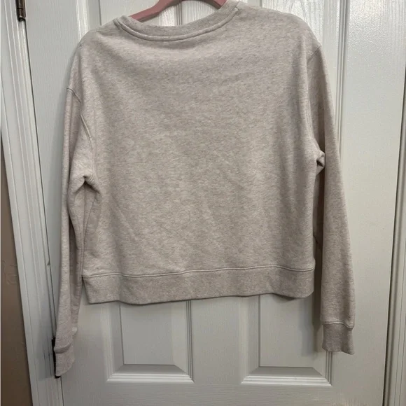 Oversize Crewneck Pull-over Sweatshirt On-34th Lightweight Athleisure Small - Picture 2 of 5